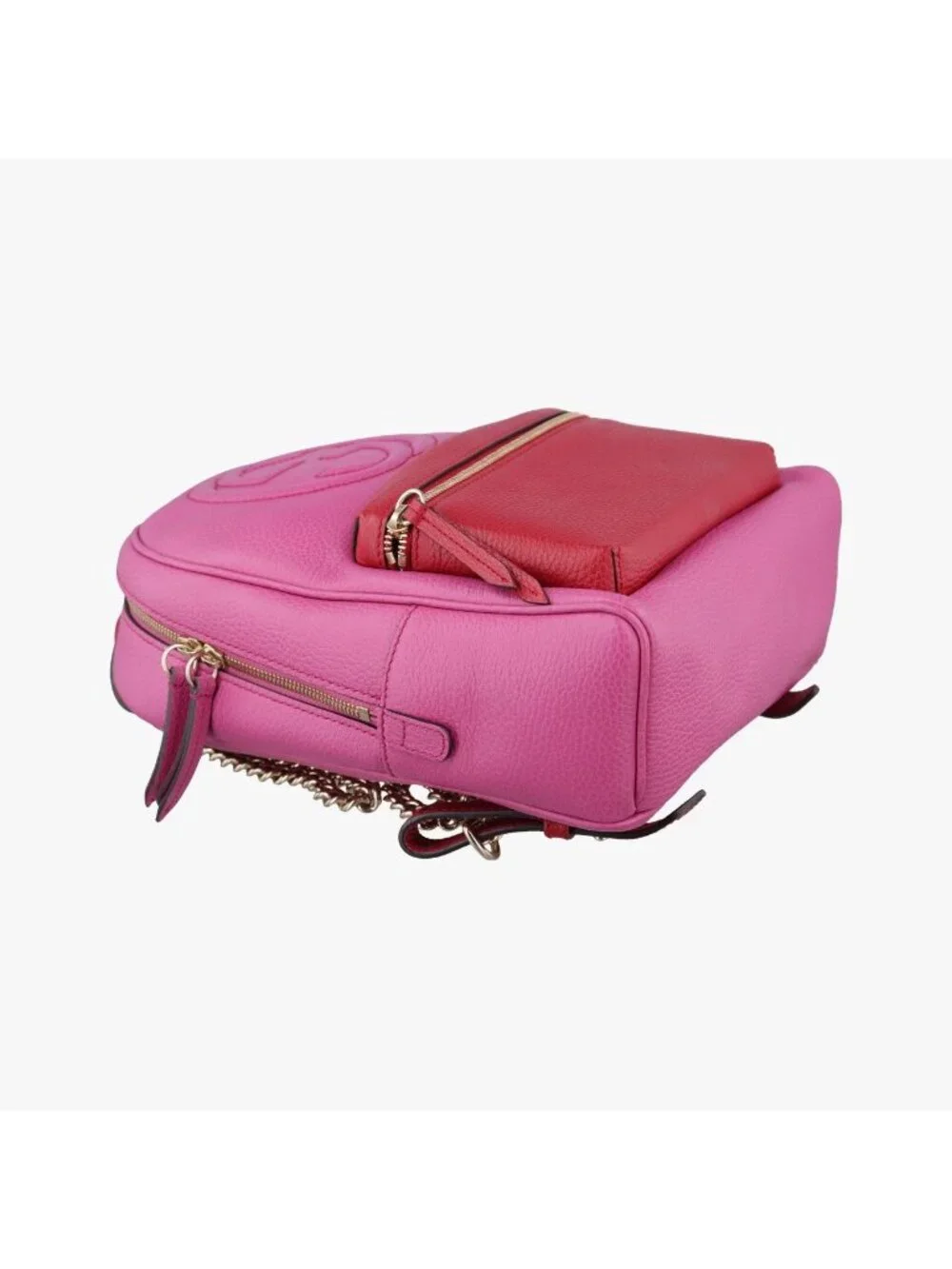 Gucci Soho Rose Red Leather Backpack
